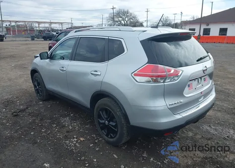 2016 Nissan Rogue Sv from USA, damaged, VIN KNMAT2MV3GP640153